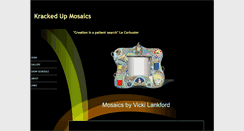 Desktop Screenshot of krackedupmosaics.com